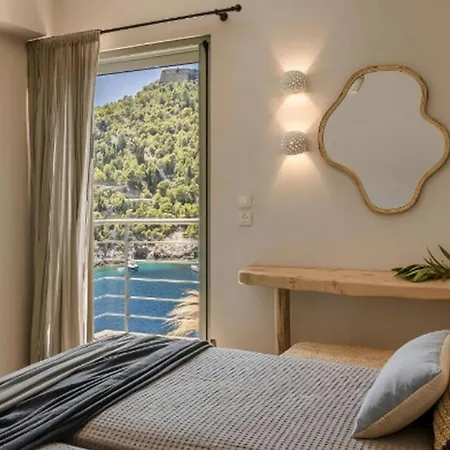 Assos Seaview 2 Bedrooms Private Pool Palatsina Вилла Асос